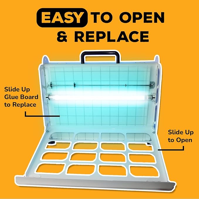 Gardner ATMX-30 Indoor Fly Trap for Restaurants Garages Commercial &amp Industrial Use - Portable Insect Control for Capturing Flies Moths Gnats Mosquitos and Other Flying Insects - Made in USA