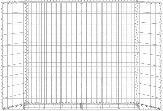 Galvanized Steel Trapezoid Raised Bed 59.1x59.1x39.4 in Silver Outdoor Planter Box for Patio Garden Flower &amp Tomato Growing