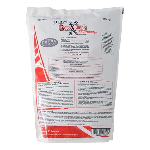 Lesco Crosscheck EZ Granular Insecticide 25 lb.
