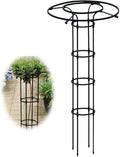 RADAAB Garden Trellis for Climbing Plants and Flowers Outdoor3/4/5/5.9/6.9 feet TallVertical Umbrella Plant Support Stakes Obelisk Trellis for VegetablesFruitsVines Rose (Size : 90cm/3ft)
