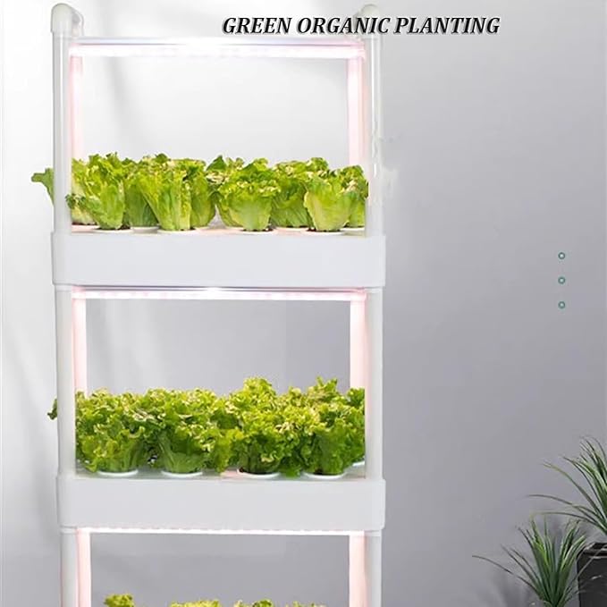 Indoor Hydroponics System Indoor Garden Hydroponic Growing Kits &amp SystemsHydroponics Tower with LED Grow LightIndoor Garden Hydroponic Growing System wyqdp240305(Color:Size:Double Layer)