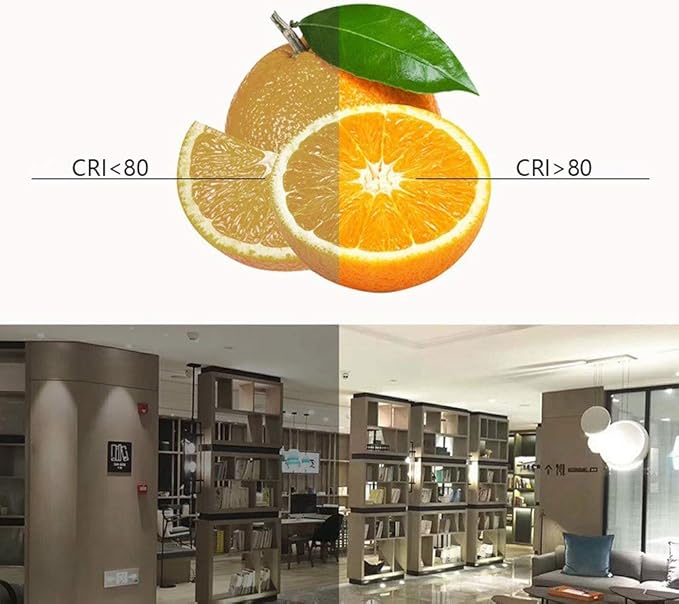 Spotlight Recessed 5 Packs High Brightness Led Cri80 60 Wide Pressure 75lm/w Ceiling Light Integrated