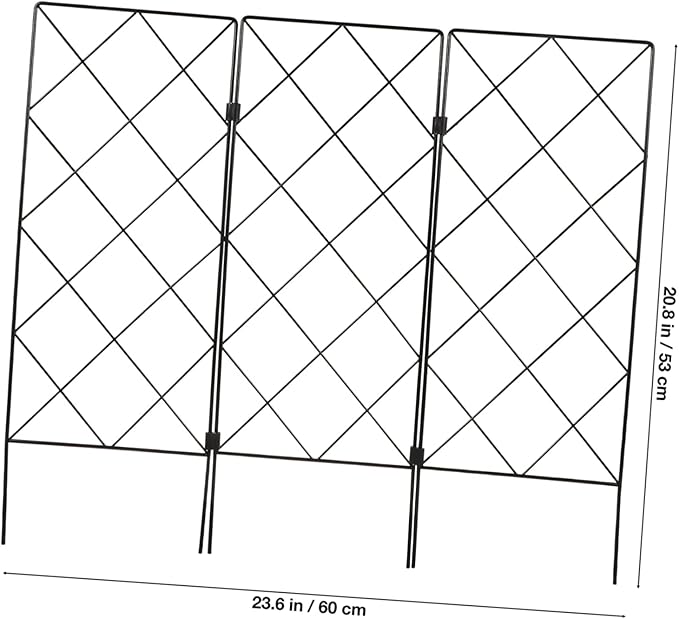POPETPOP Gardening Support Bracket for Plant Stakes Faux Plants Outdoor Stand Moss Poles Climbing Rack Garden Trellis