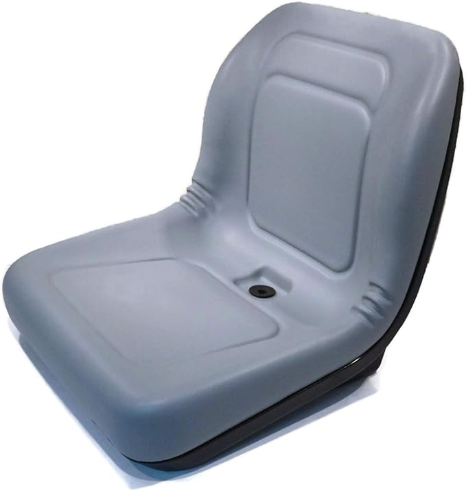 The ROP Shop Gray High Back Seat fits 1999 Dixie Chopper Lawn Mowers XW2000-60 XW2002-60