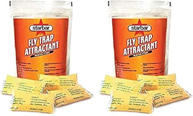 Starbar 2 Bags of Fly Trap Attractant 16 Pouches Total
