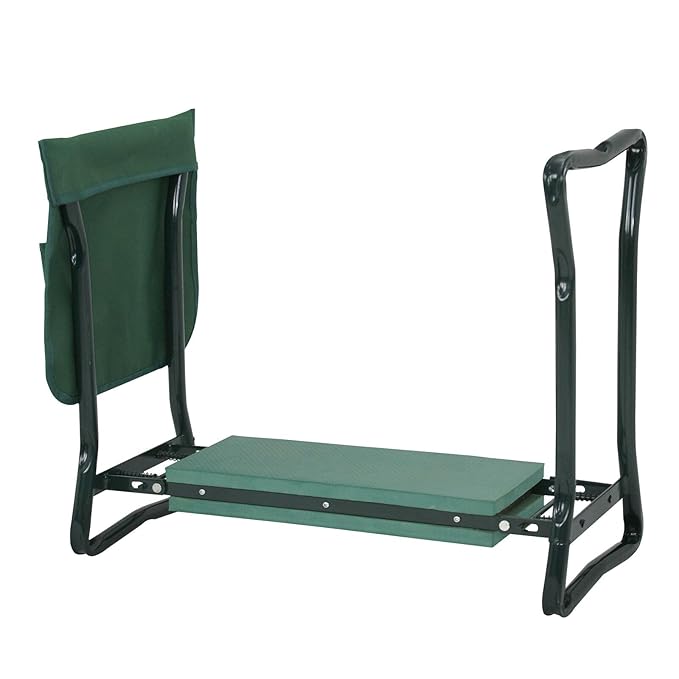 Green Spring Soft Eva Pad Seat Folding Garden Kneeler Bench Kneeling