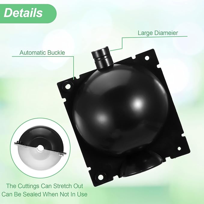 30 Pcs Air Layering Propagation Kit Reusable Half Black Half Transparent Grafting Ball Air Layering Pods Propagation Box Plant Rooting Grafting Box for Plants Medium