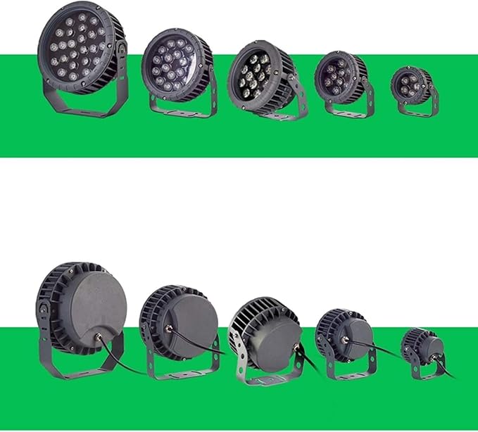 Rotation Spotlight - Landscape Lawn Lights 270° Park Tree Light Outdoor Decorative Round Flood Lamp IP65 Waterproof AC220V for Garden Villas Path Landscape Lighting(Blue24W)