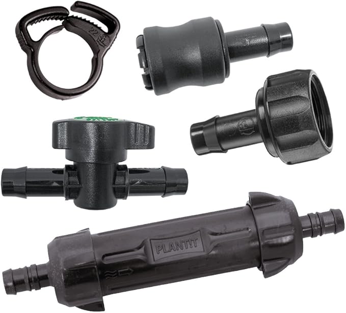 PLANT IT 01-075-080 Kit-15L Plantit Gogro Automatic Watering System 2 Expansion Kit 15L Pots Black