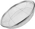 Manual Soil Sieve Stainless Steel Soil Sifter Gardening Soil Sieve Sifting Pan 14 Inches Diameter Lightweight Easy to Operate for Garden Supplies