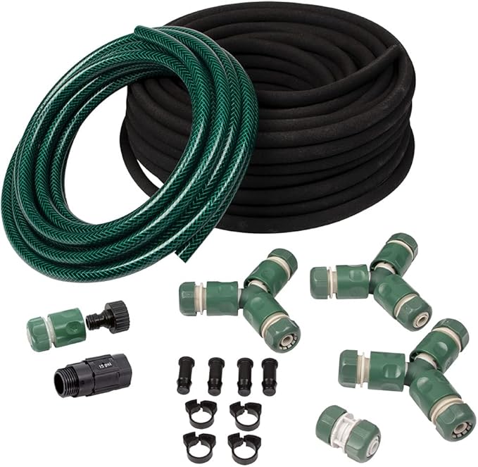 A.M. Leonard Simple Soak Garden Row Watering Kit