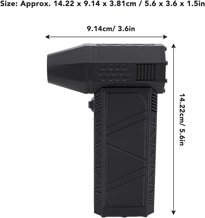 Compact Blower Fan 150000 RPM Mini Portable Blower with 4 Hours Battery Life Type C Fast Charging for Cleaning Cars Keyboards Plants