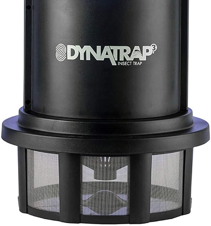 DynaTrap DT1750 Mosquito &amp Flying Insect Trap – Kills Mosquitoes Flies Wasps Gnats &amp Other Flying Insects – Protects up to 3/4 Acre Black
