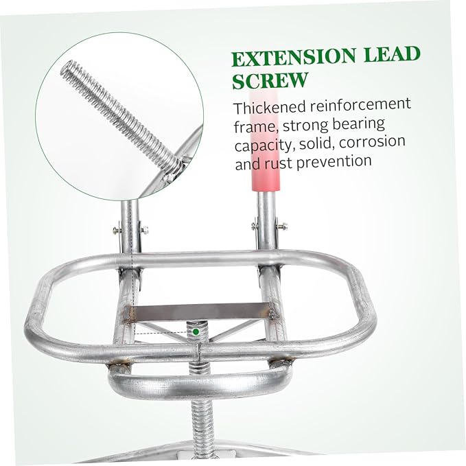 Rolling Garden Seat with 360° Rotation Height Adjustable Stool for Comfortable Gardening