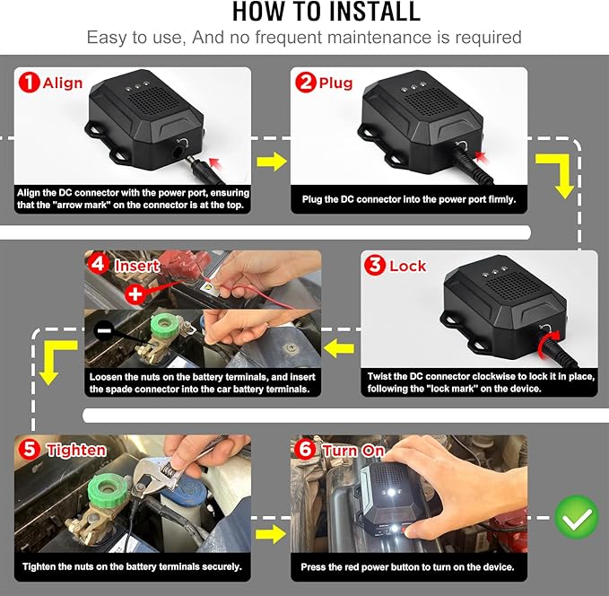 Ultrasonic Rodent Repellent for Car Engines 12V 24V Wired Ultrasonic Mouse and Rat Deterrent with LED Strobe Lights and Remote Control – Under Hood Animal Repeller for Cars Trucks RVs Vehicles