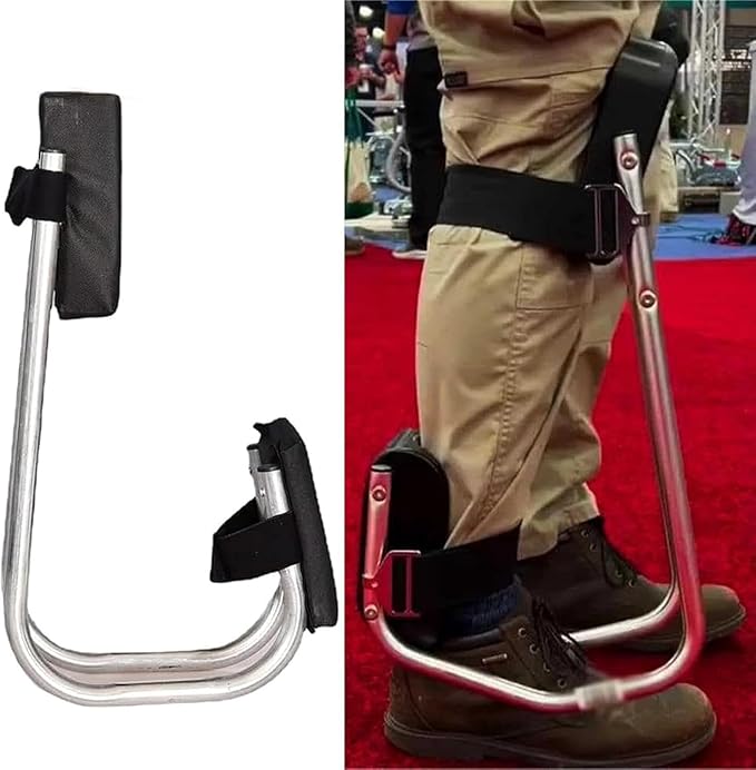 Knee Seat for Gardening Strap on Kneeling Device for Knees and Legs Protection for Gardeners Garden Tools One Leg Support Knee Seats for Men/Women Outdoor Work(2 pcs)