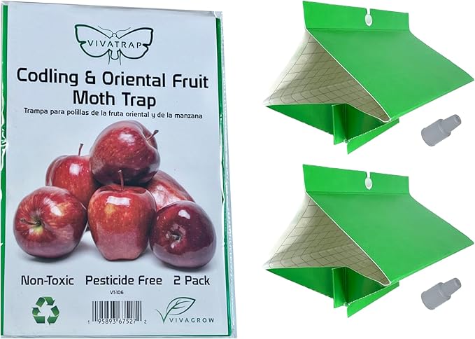 VivaTrap VT-106 Codling + Oriental Fruit Moth Trap &amp Lure (2 Pack 8 Week)