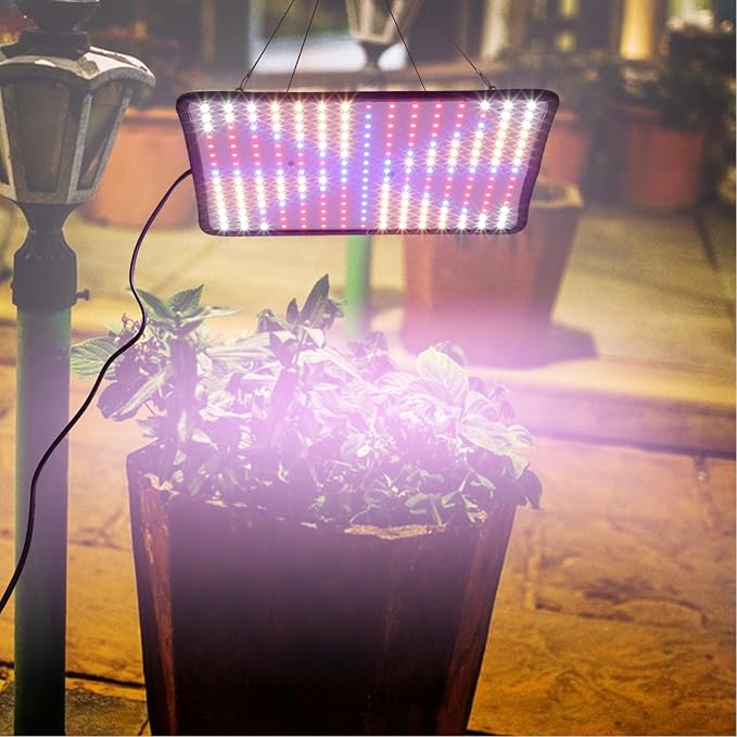 Plant Grow Light Lamp Dimmable Hanging Chain for Greenhouse Live Houseplants