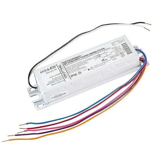 *2743YN OPTOTRONIC 50W Constant Current 0-10V Dimmable LED Driver Programmable Outdoor OT50W/UNV/1250C/2DIMLT2/P6 - Replacement/Compatible with Osram 79371