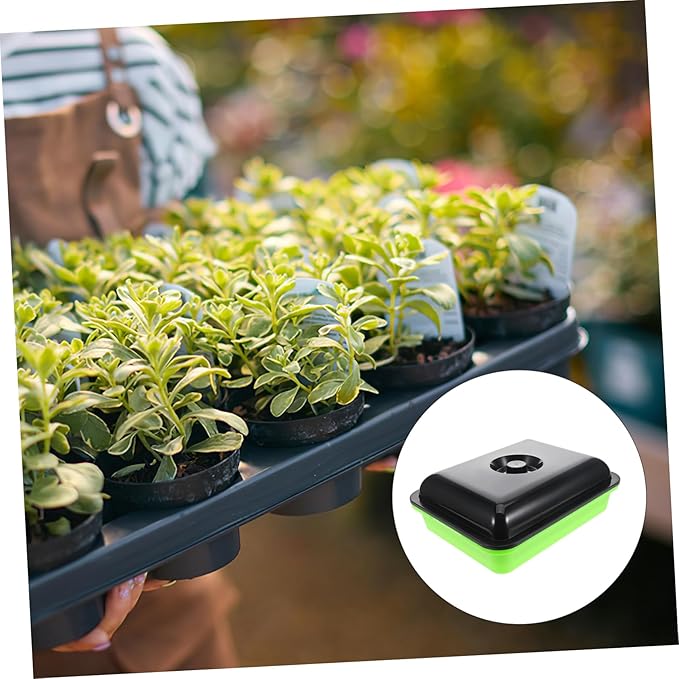 BESPORTBLE Hydroponic Seed Sprouter Tray Plant Trays for Sprouts Mason Jar Sprouting Kit