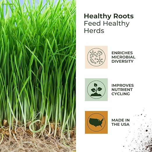 Graze Up Microbial Soil Amendment – Boosts Pasture &amp Forage Growth Improves Soil Health &amp Root Development – Made in USA