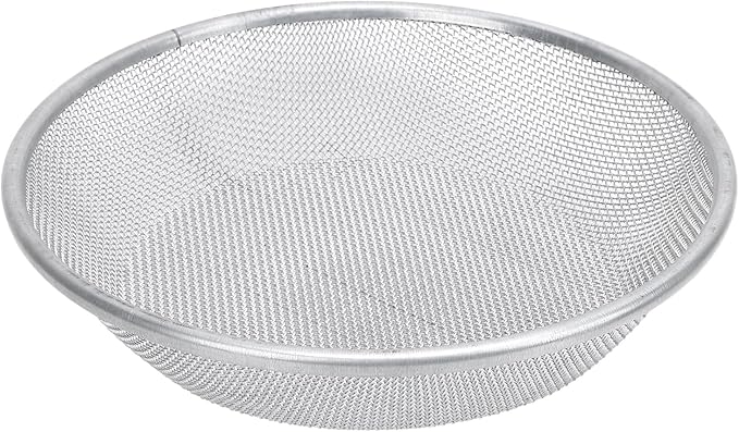 Gardening Soil Sifter Garden Sand Soil Compost Sifter with Anti Slip Gloves Stainless Steel 50kg Bearing Ideal for Sand Rocks Dirt Compost (2mm/0.08in Hole)