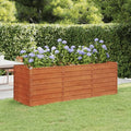 Garden Raised Bed Corten Steel Large Galvanized Bed Welded Wire Fencing Retaining Wall Steel Landscape Grid (94.5x31.5x30.3 in)