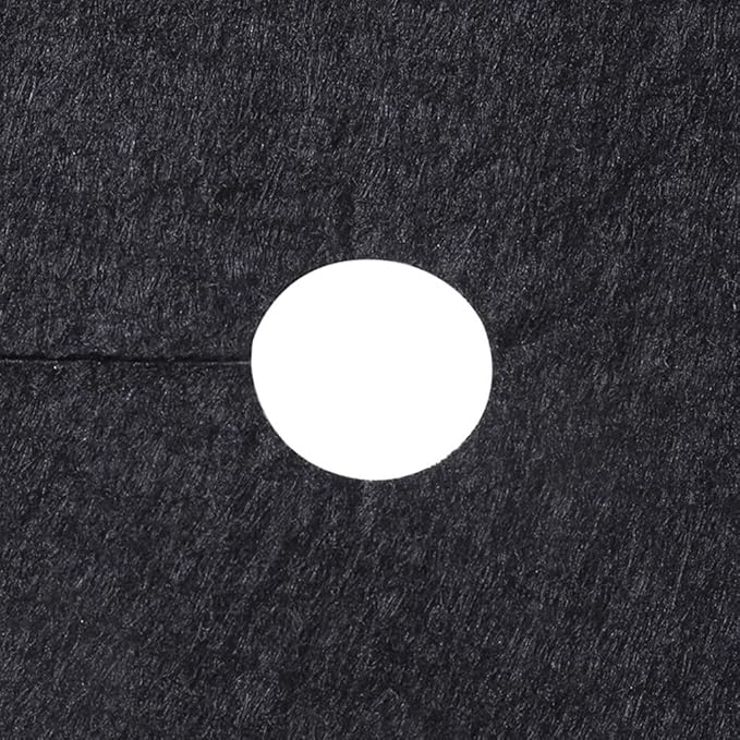 10pcs Tree Protection Weed Mats Ecological Control Cloth Mulch Ring Round Weed Barrier Plant Cover for Indoor Outdoor Gardens Accessories (Size : 25CM X 3CM)