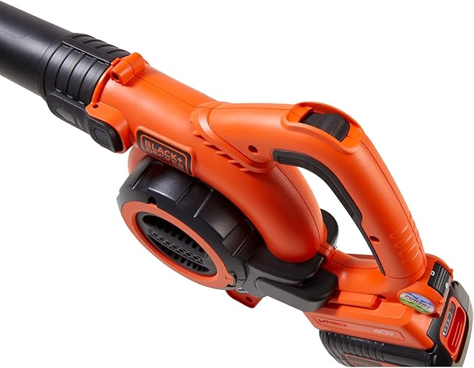 BLACK+DECKER Leaf Blower Cordless Leaf Vacuum and Mulcher Combo Kit Battery and Charger Included 40V 120 mph Air Speed 6-Speed Dial Built-in Scraper with Collection Bag (LSWV36)