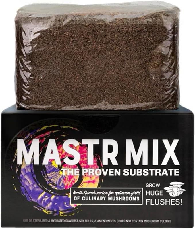 North Spore 'Mastr Mix' Sterile Soyhull &amp Hardwood Bulk Substrate