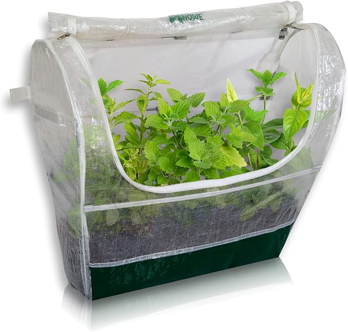 Portable Mini Indoor Greenhouse - Perfect Greenhouses for Outdoors &amp Indoors Gardening 24''x22''x12'' Small &amp Heavy Duty Green Houses for Outside - Ideal Green House Planter for Herbs