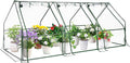 Mini Greenhouse for OutdoorPortable Greenhouse Outdoor Garden w/ Roll-up Zipper DoorWaterproof &amp UV Protected Green House for Outside Garden Patio Backyard96x36x36