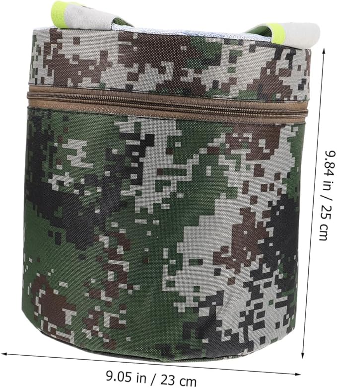 GANAZONO Portable Gardening Foam Stool with Pocket 25cm High Lightweight Wearable Work Seat for Seniors Fishing Camping Weeding Outdoor Use Random Style