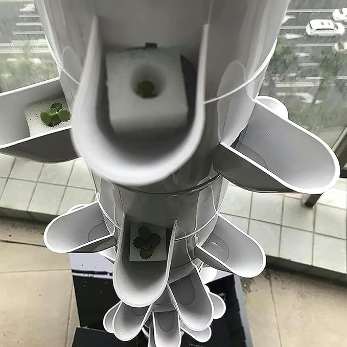 45 Holes Hydroponics Growing System Indoor Grow System Vertical Grow Tower Soilless Cultivation Growing System-1PC