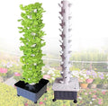 Smart Hydroponics Growing kit 45 Plant Sites Vertical Garden Tower Aeroponics Growing Kit with PumpFarm Greenhouse Vegetable Plant TowerSoilless Cultivation Grow Tower