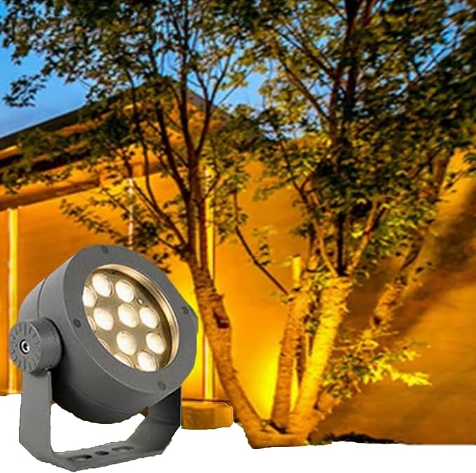 Led Beam Lamp - Outdoor Led Spot Lights IP66 Waterproof Projection Spotlight Rotating Landscape Lighting Tree Light for Park Green Lawn Illuminate(Blue18w)