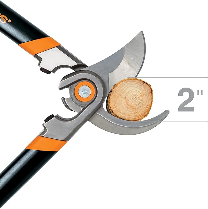 Fiskars Forged Lopper Heavy-Duty Branch Cutter Gardening Tool with Replaceable Blade 30 Black/Orange