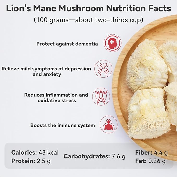 inbloom Organic Lion's Mane Mushroom Growing Kit with Spray Harvest Fresh Mushrooms at Home Beginner Friendly &amp Easy to Use Unique Gardening Gift for Holiday Handmade in New Jersey USA