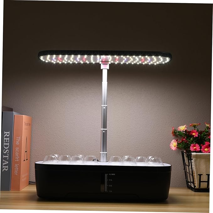 1set Indoor Hydroponics Growing Kit with Led Grow Light Smart Planting Device for Vegetables Space-Saving Design for Indoor Gardening and Spaces
