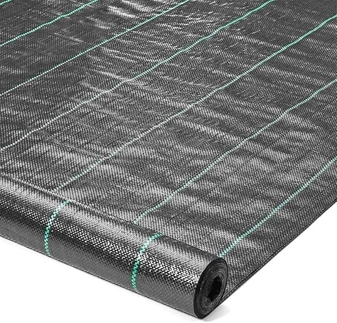 1pcs Ground Cloth Cover Weed Control Fabric for Landscape Ground Cover Membrane Mulch Garden Widths Greenhouses 1x10m/2x5m/2x10m (Size : 2x10m)