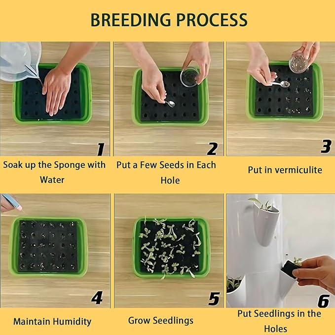 Indoor Hydroponic Garden TowerHydroponic Germination Kit Gardening Loverwith Pumpwith Seedling Tray Planting Cottonfor BalconiesCourtyards. Green-5layers