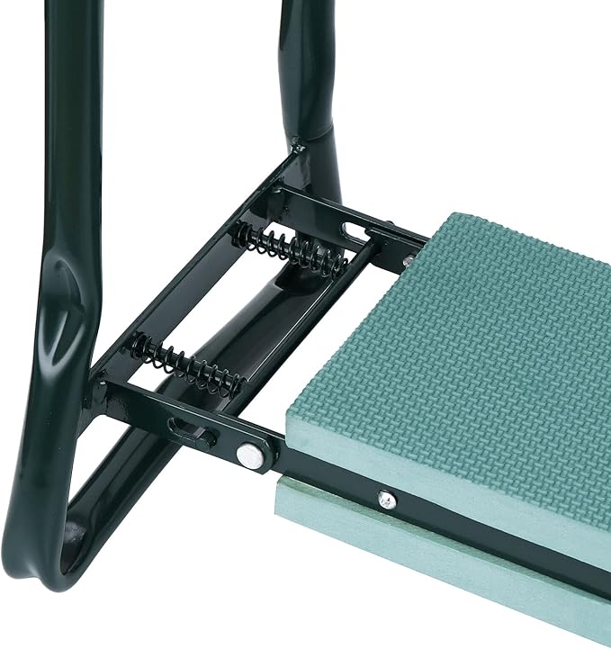 Folding Garden Kneeler Bench Kneeling Soft Eva Pad Seat with Stool Pouch