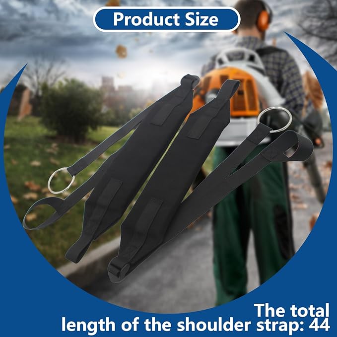 2-Pack Blower Shoulder Straps Left &amp Right – Replacement for STIHL BR350 BR430 BR450 SR430 SR450 Backpack Leaf Blowers – Replaces 4244-710-9005