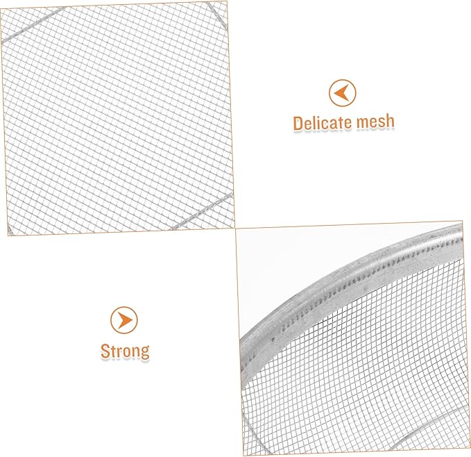 Round Soil Sifter with Mesh Durable Gardening Tool for Separating Rocks Twigs and Debris from Soil and Compost Planting and Landscaping Use