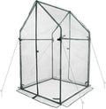 Gardzen Mini Greenhouse with Mesh Cover Portable Outdoor Greenhouse Enhanced Ventilation Ideal for Spring Summer &amp Fall 36.2(L) x36.2(W) x59.5(H)