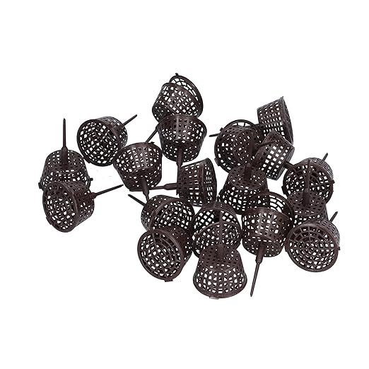 Bonsai Fertilizer Basket20Pcs Plastic Bonsai Fertilizer Box with Lid Garden Planting Fertilization Mesh Baskets for Orchid Bonsai Potted Plants