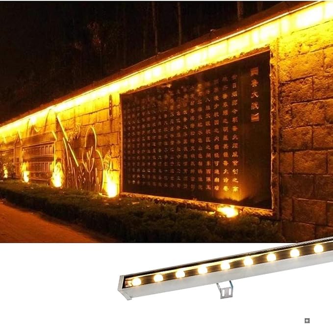 LED Landscape Lights - Outdoor Buried Lights AC 110-240V Embedded Rectangle Floor Lamp Ip67 ?Waterproof Ultra-Thin Spotlight Easy to Install Garden Backyard Patio Step Walkway Ground Light