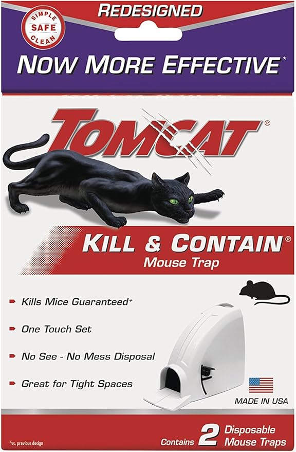 Tomcat Kill and Contain Mouse Trap 2-Pack(2Pack 4 Traps total)