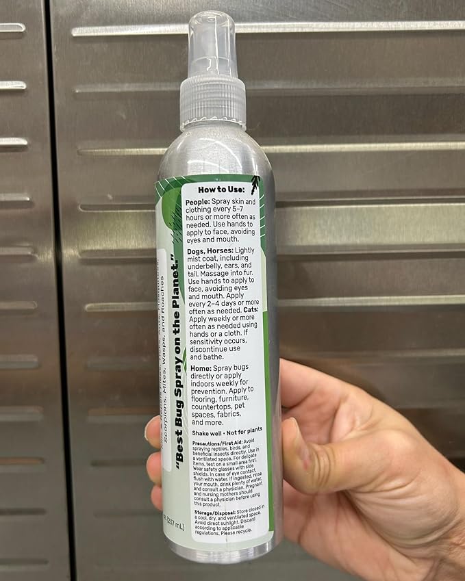 Cedarcide Extra-Strength Tickshield Kit | Deep Woods Cedar Oil Spray Use On Ticks Fleas Chiggers &amp Mosquitoes | Safe for People &amp Pets | Natural Essential Oils | Small