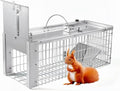 Live Animal Cage Trap Durable Humane Animal Trap for Squirrels Weasels Chipmunks and Small Animals Easy Catch &amp Release (1 Trap)